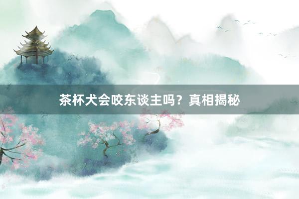 茶杯犬会咬东谈主吗？真相揭秘